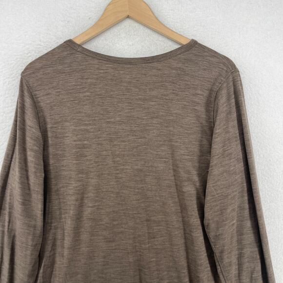 Woolx Women's Long Sleeve Brown Top - Picture 5 of 14